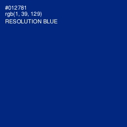 #012781 - Resolution Blue Color Image
